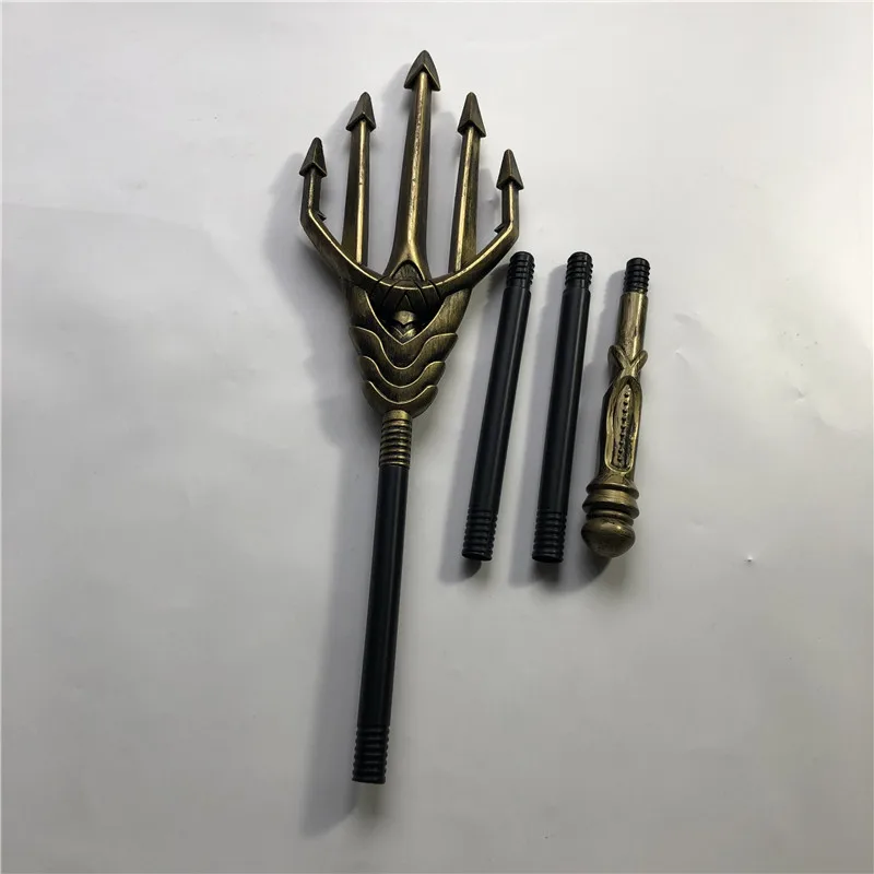 146cm Movie cosplay Aquaman Trident Toy Arthur Curry Orin Weapon sword For Boy's Gift 146*22cm 5