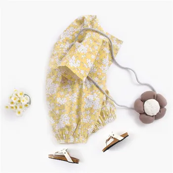 

Newborn Cotton baby girl clothes Fashion Japanese kimono Jumpsuit Outfit Sunsuit Children's Clothes Toddler Jumpsuit