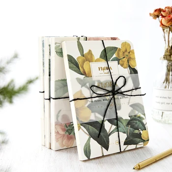 

Girl heart simple flower nude book A5 flower hand account notebook hand account plant girl small book kawaii supplies