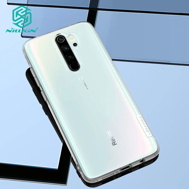 Силиконовый чехол Nillkin для Redmi Note 9 Pro Max Ультратонкий чехол-накладка Xiaomi 7 8 8T 7s
