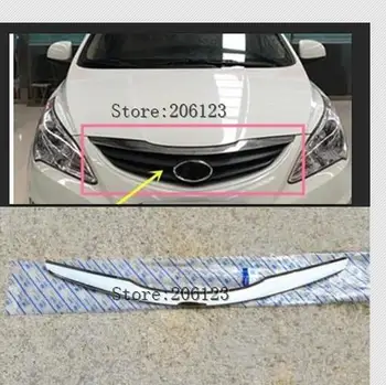 

Front Grille Around Trim Racing Grills Trim For Hyundai Solaris 2009-2013 Front hood cover