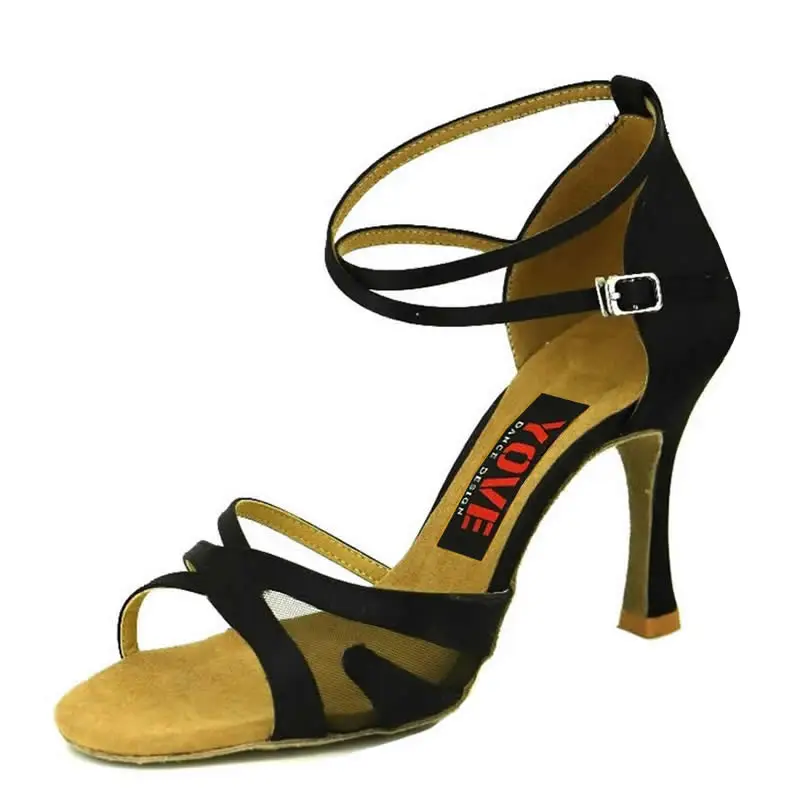 LD 3175 танцевальная обувь YOVE Bachata/Сальса женская обувь|salsa dance shoes|dance shoesdance shoes satin |