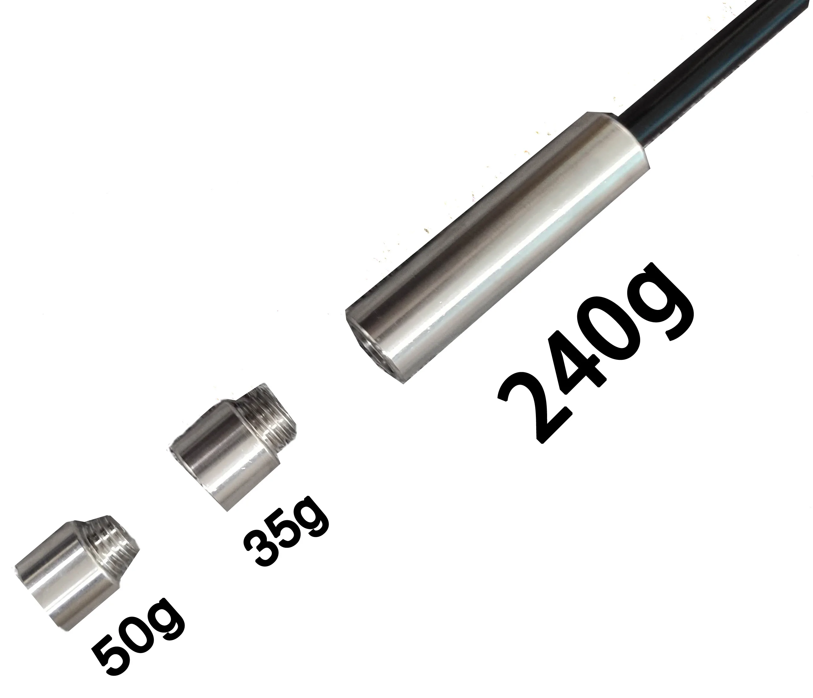 3 in 1 golf warm up stick D4 325g replacable weights rubber grip graphite shaft weights adjustable golf swing speed trainer 3