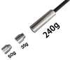 3 in 1 golf warm up stick D4 325g replacable weights rubber grip graphite shaft weights adjustable golf swing speed trainer 3