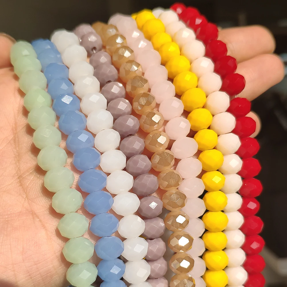 12mm 18 Pezzi O 34 Pezzi Zaffiro Chiaro Tradizionale Ceco Fuoco Lucidato Tondo Sfaccettato Perline Di Vetro Sfuse In Sacchetto Azzurro - Italia - Foto 5