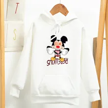 

Disney Mickey Mouse Hoodie Women Men Autumn 2021 Harajuku Hooded Sweatshirts Womens Hoodies Streetwear Hip Hop Pullover Hoodie