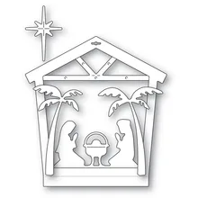 

2021nativity House Frame Dies Metal Cutting Dies Mold Various Card Series Scrapbook Paper Craft Knife Mould Blade Punch Cut Die