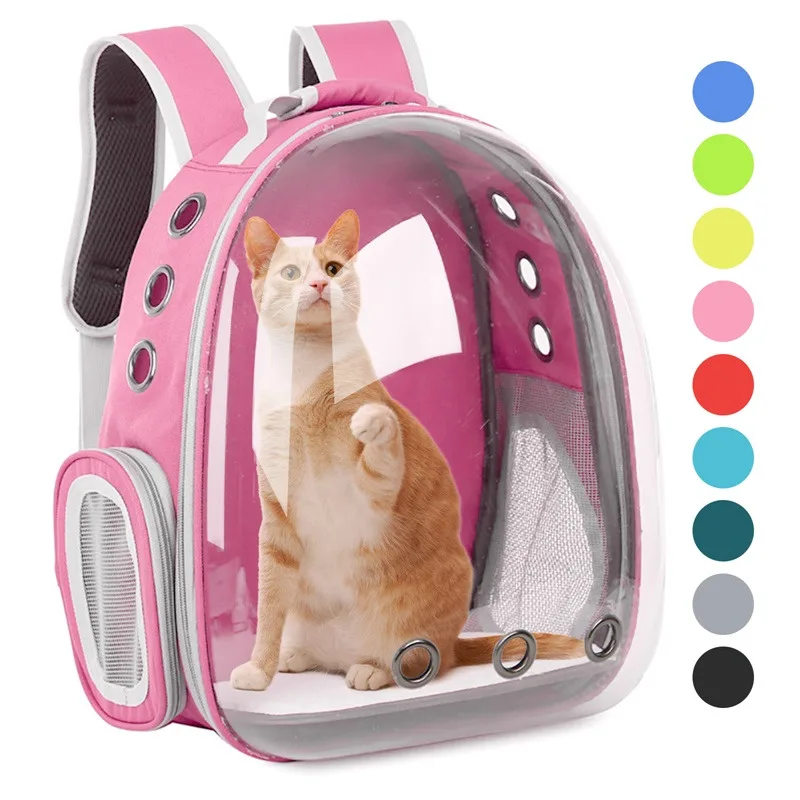 Cat Carrier Bags Breathable Portable Pet Carriers Dog Cat Backpack