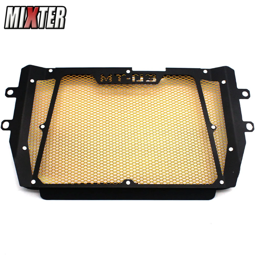 gold Подходит для MT-03 MT-25 MT03 MT25 FZ03 '15-'18 мотоцикл решетка радиатора Защитная крышка радиатора - Цвет: gold