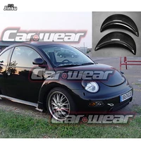 Cubierta de fibra de carbono para faros delanteros de coche VW Beetle, cubierta de párpado para faro delantero, pegatina de cejas, color negro mate, para modelos beetle 1,8, 2,0, 1998 - 2004