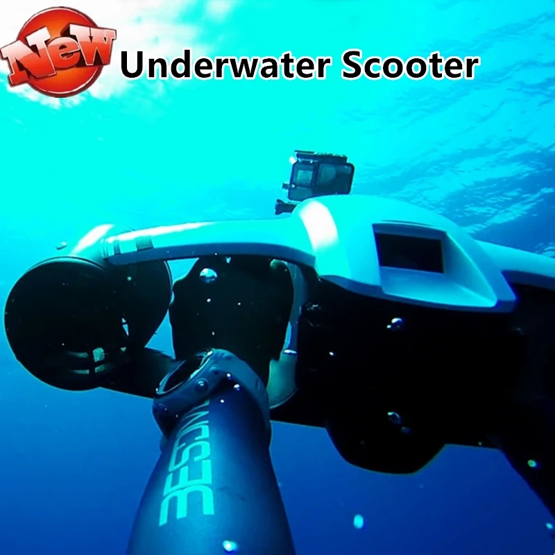 US $1.480.70 Double Propeller Automatic Floating Sea ScooterUnderwater ScooterDiving Scooter For Swimming Snorkeling And Diving For Adults