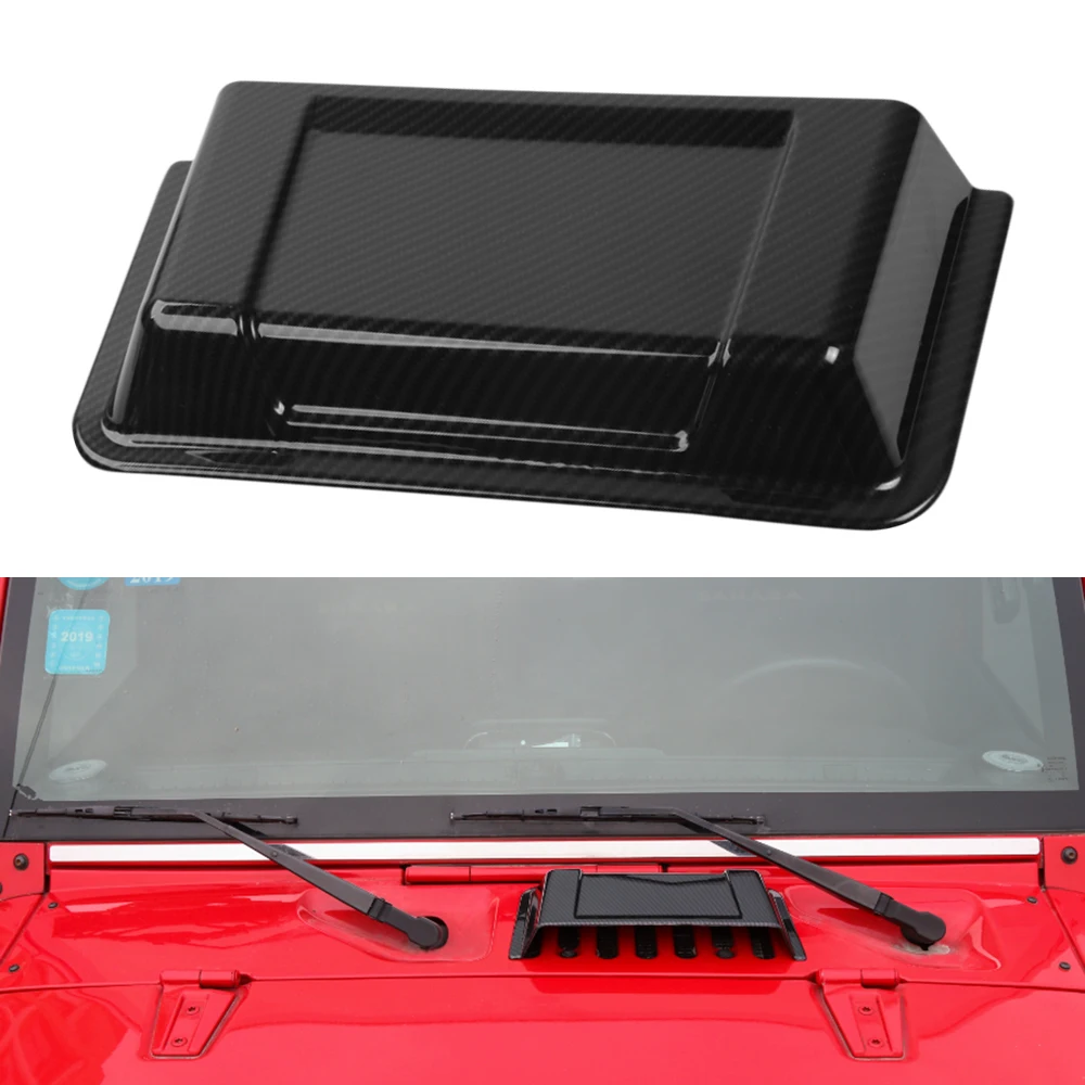 Автомобильная внешняя крышка для забора воздуха Jeep Wrangler 2007 2017 углеродное