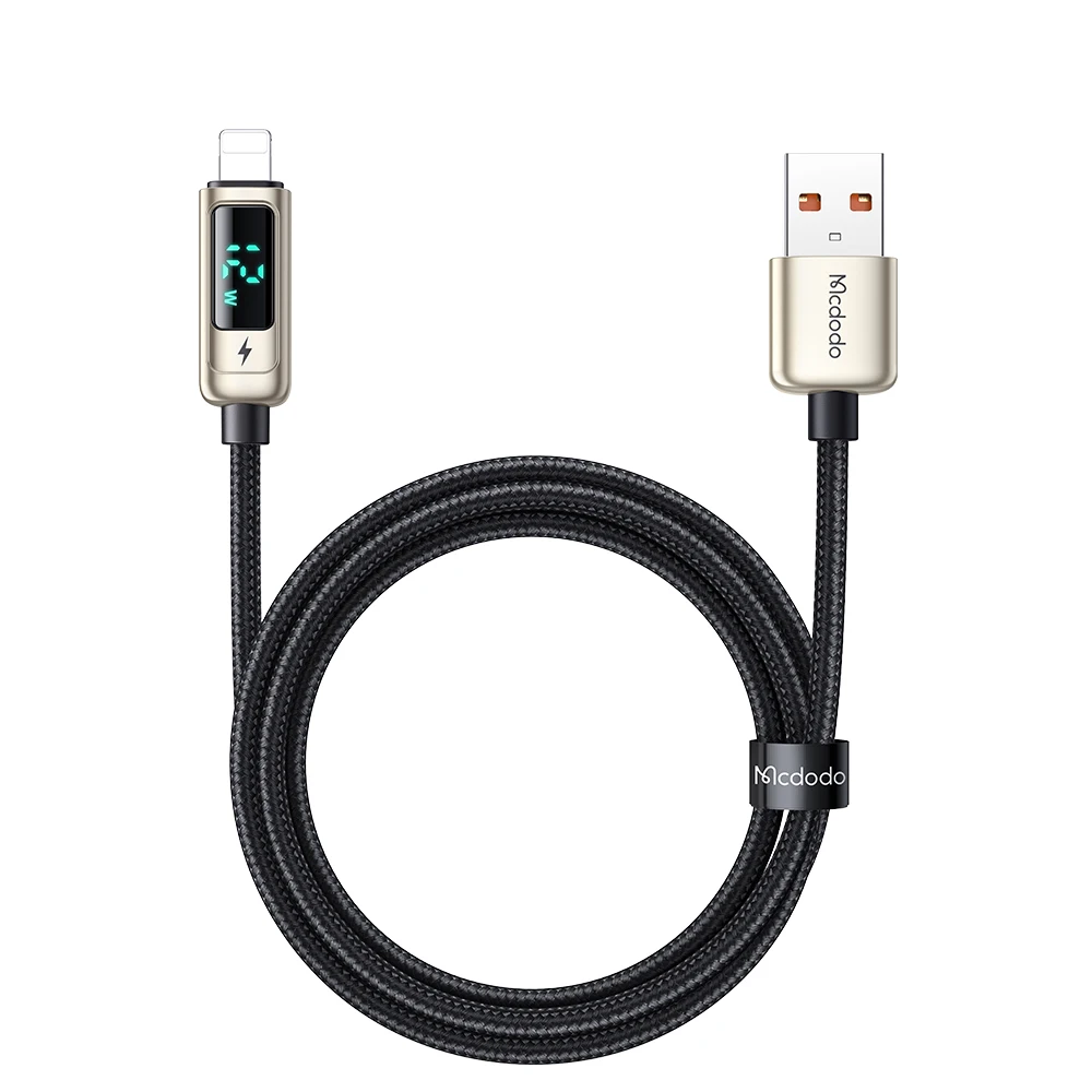 hdmi to phone Mcdodo 12W USB Cable Lightning 3A Fast Charging For iPhone 12 11 Pro Max X XS XR 8 iPad iOS 14 Digital Display Charger Data Cord aux cable for iphone Cables