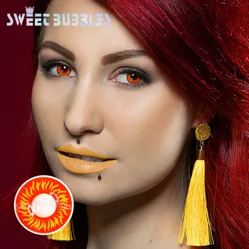 

SweetBubbles Wolf Eyes Halloween Contact Lenses Color Eye Lens 2pcs/pair