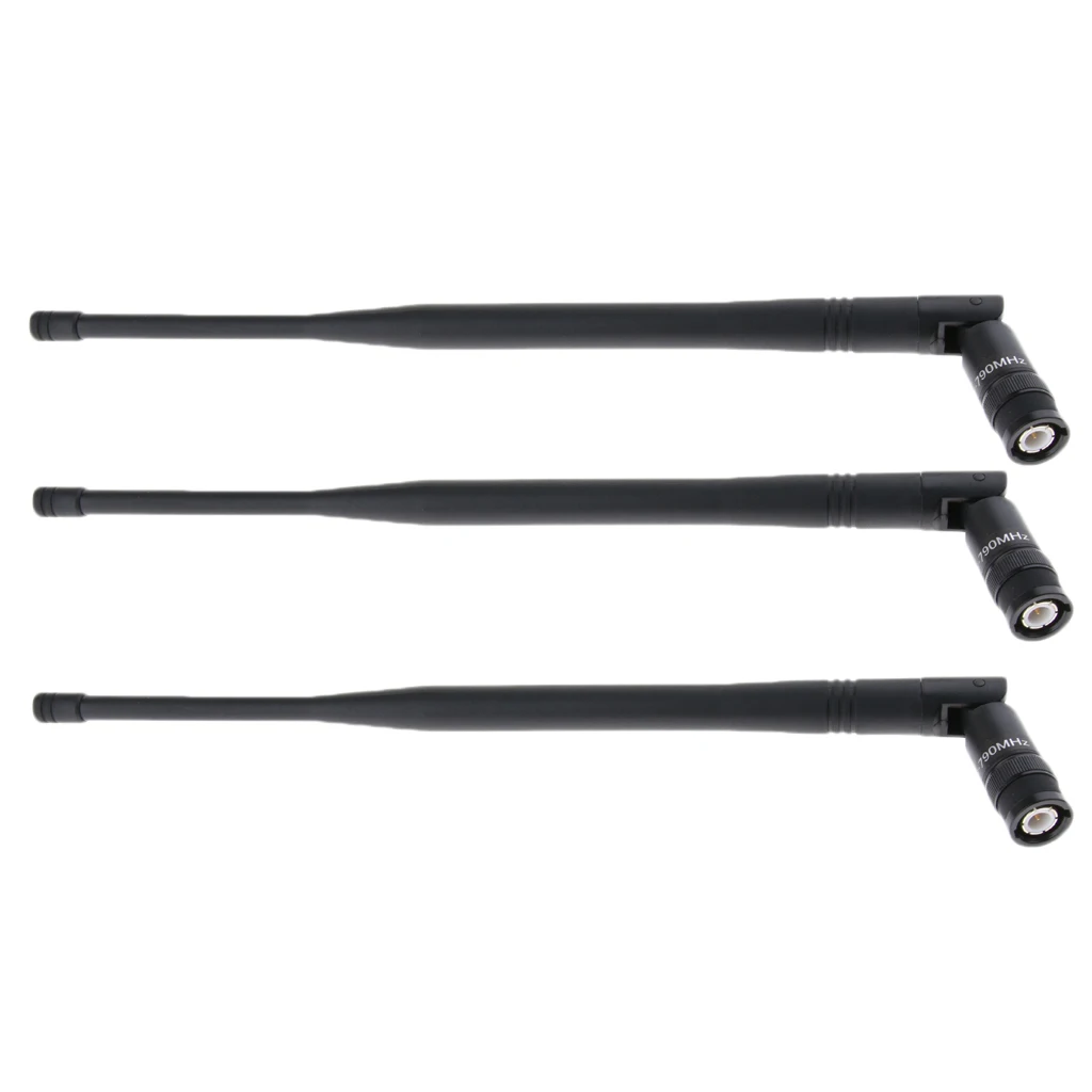 UHF Wireless Microphone Antenna DIY Mic Accessories BNC 3pcs