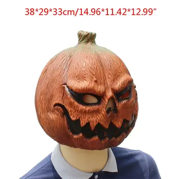 

Creepy Halloween Pumpkin Mask Novelty Festival Horror Party Props Head Masks 72XC