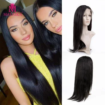 

MALAIKA Full Lace Wig With Baby Hair Sraight Human Hair Wigs Brazilian Human Hair Wigs Brazilian hair