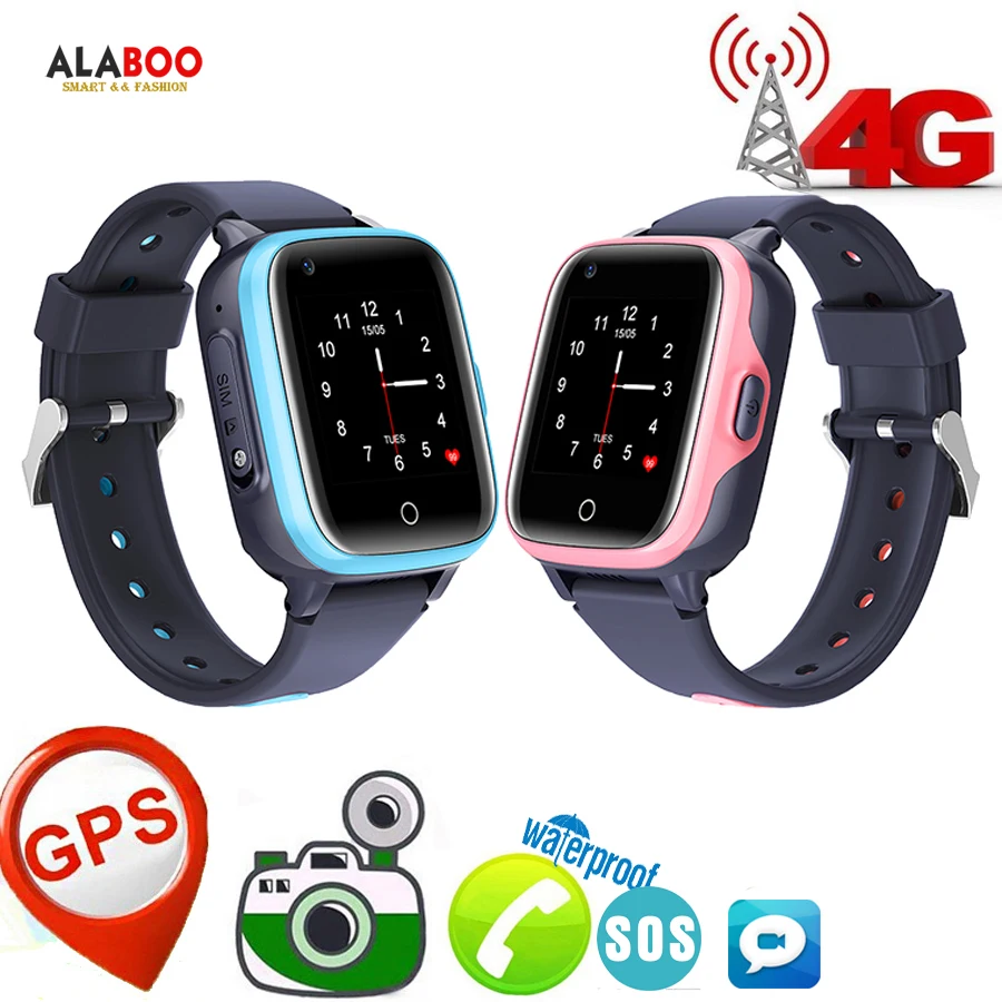 

IP67 Waterproof Smart 4G Remote Camera GPS WI-FI Kids Student Wristwatch SOS Video Call Monitor Tracker Location Android Watch