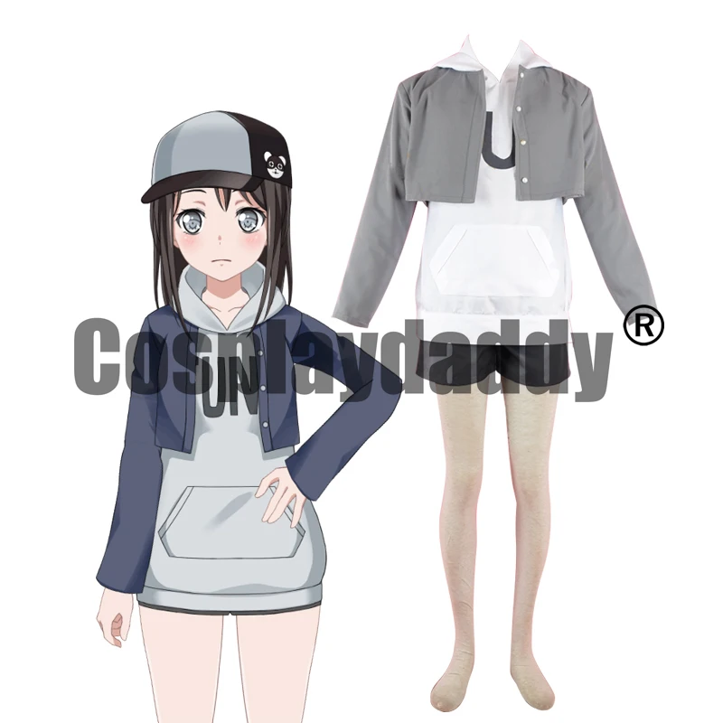 BanG Dream! Hello Happy World! Okusawa Misaki Everything In Moderation Casual Wear Outfit Game Cosplay Costume F006 |