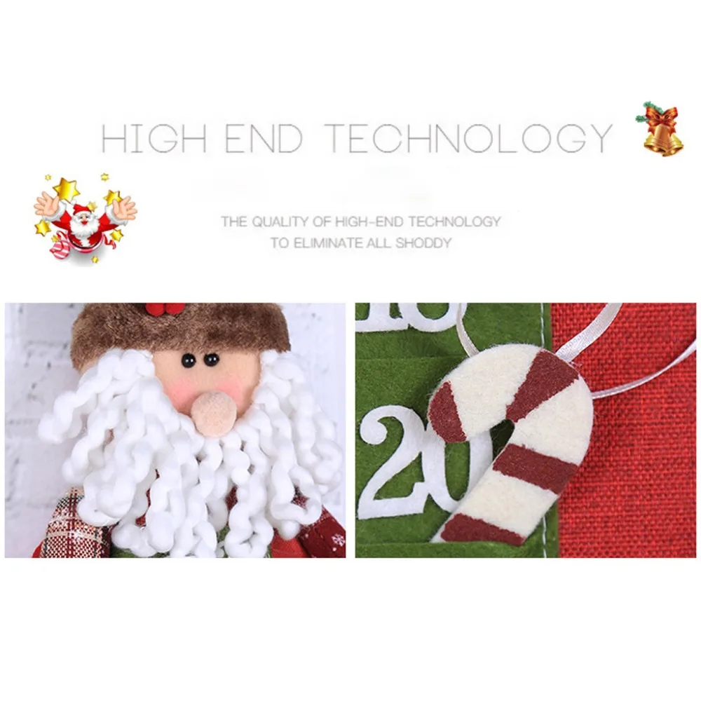 Christmas Old Hairy Man Advent Calendar Countdown Wall Calendar calendário advento (4)