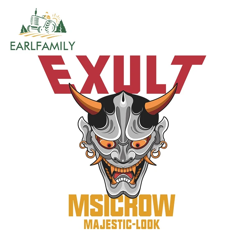 EARLFAMILY 13 см x 12 6 забавные автомобильные наклейки exult-msicrow Monster Graphics виниловые