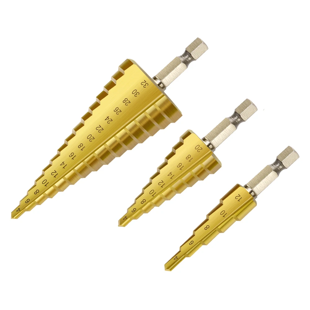4-12-20-32mm-Step-Drill-Bit-Hss-Titanium-Coated-Step-Cone-Metal-Hole-Cutter-Metal (4)