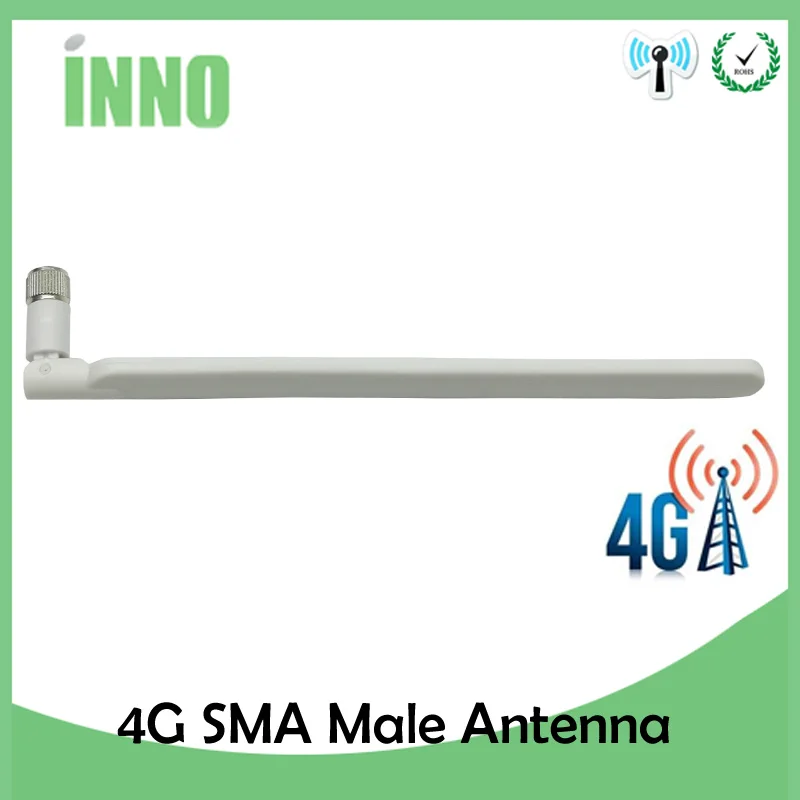 2pcs 4G lte antenna 5dbi SMA Male Connector Plug antenne router external repeater wireless modem antene