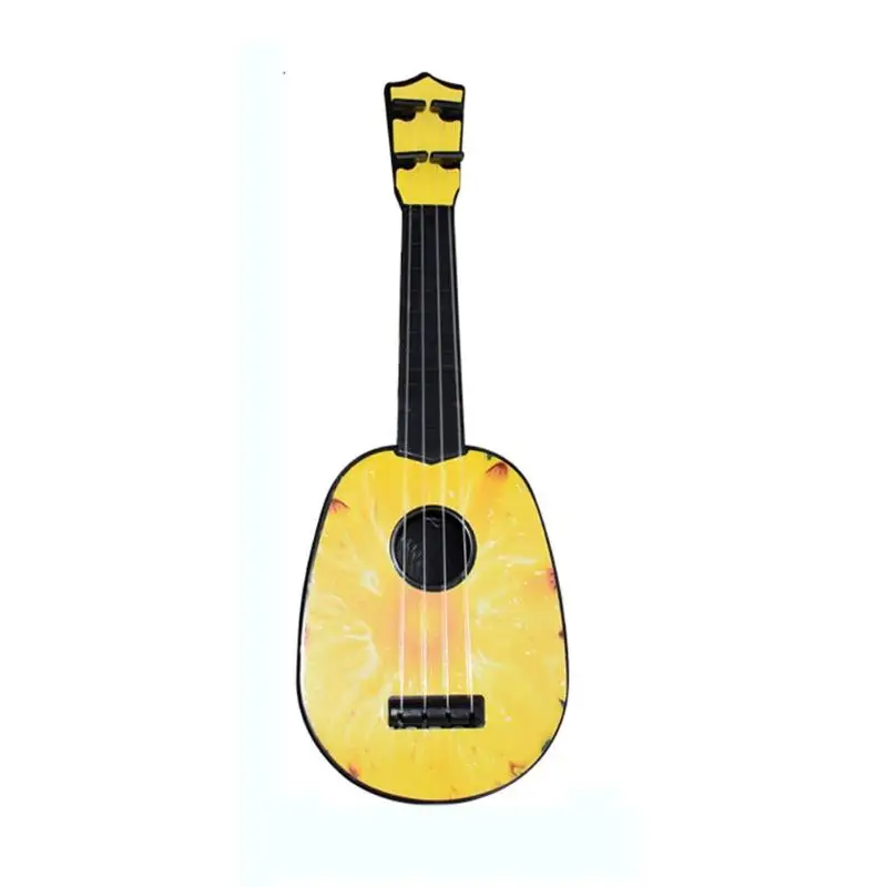 Классическая Имитация древесины Ukelele гитарные Игрушки Музыкальные инструменты для детей образование Монтессори игрушки для детей Рождественский подарок - Цвет: g