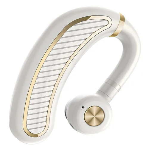 White Gold Беспроводные Bluetooth наушники, гарнитура Bluetooth, наушники-вкладыши с микрофоном, чехол для наушников для телефона Xiaomi iphone - Цвет: White Gold