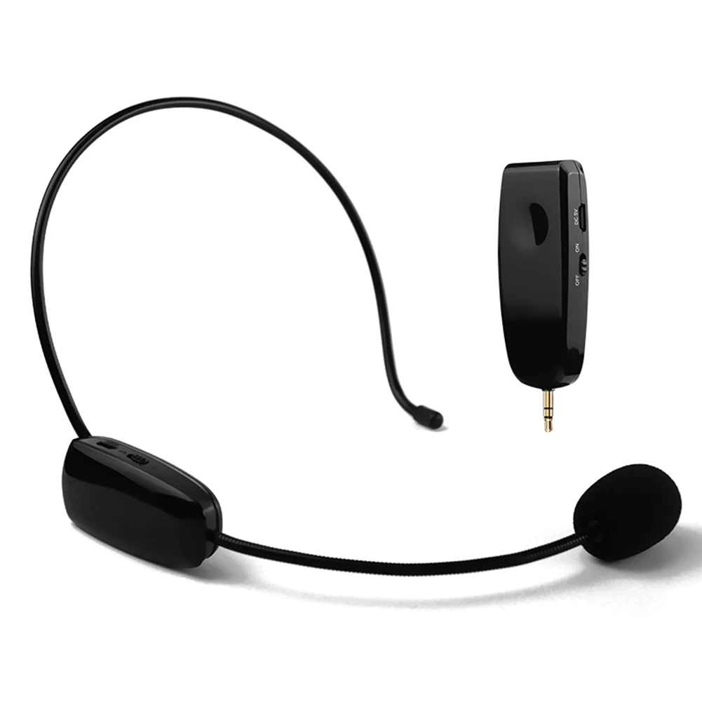 

3.5 To 6.5mm Wireless Microphone UHF Public Speaking Microphone Professional Voice Amplifier Transmitter Loud Microphone Set