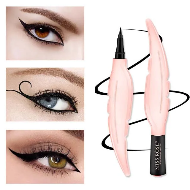 Feather Eyeliner Waterproof Black Liquid Eyeliner Pencil Long Lasting Women Natural Eye Liner Pen Cosmetic Makeup Tool Feather Eyeliner Waterproof Black Liquid Eyeliner Pencil Long Lasting Women Natural Eye Liner Pen Cosmetic Makeup Tool