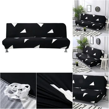 

Couch Covers for Sofas Stretch Sofa Bed Cover Full Folding Armless Elastic Futon Slipcover Couch Cover Sofas Covers Universal