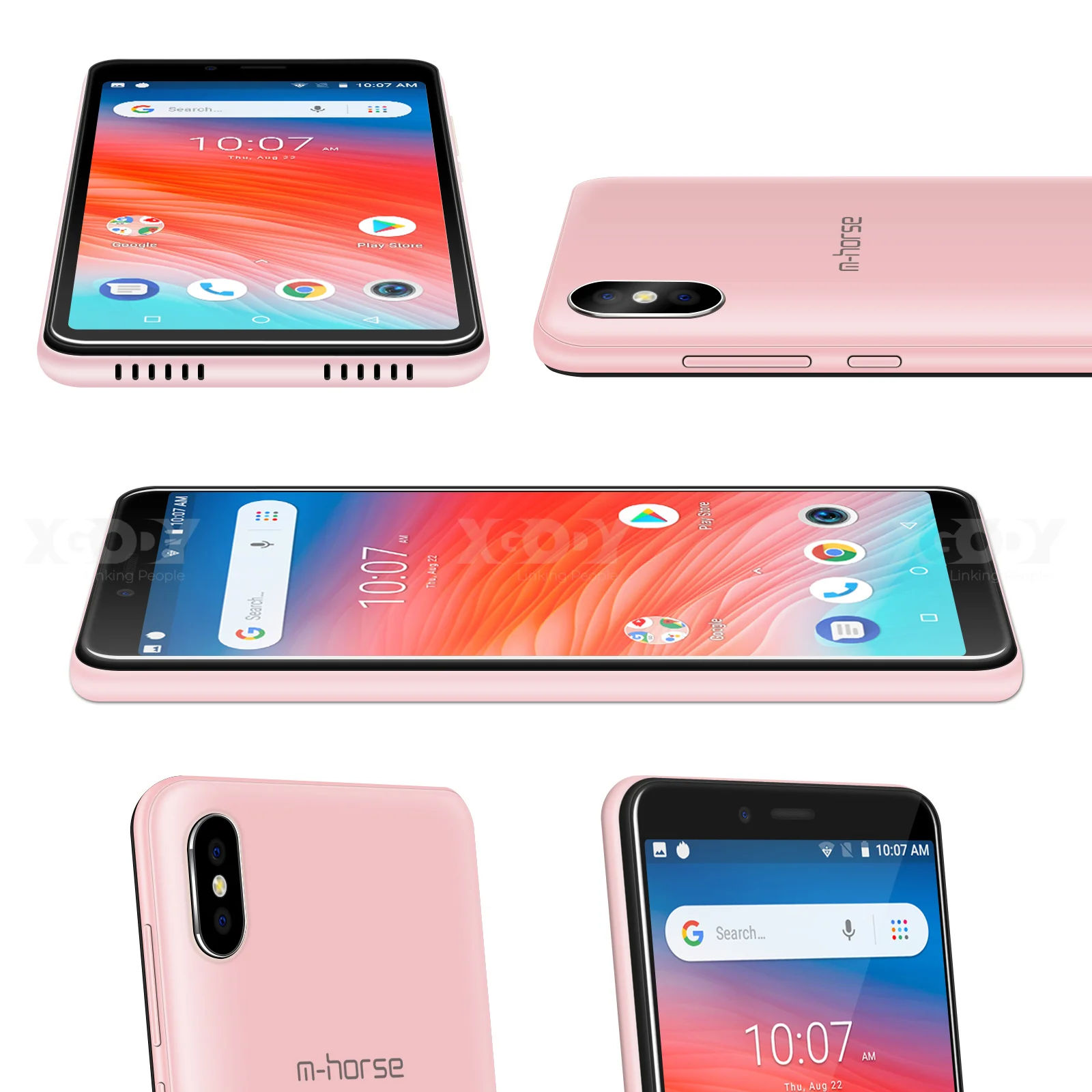 M HORSE M2S Android 8 1 18:9 5 45 дюймов мобильный телефон 8MP MTK6580 четырехъядерный ГБ ОЗУ 16 Гб