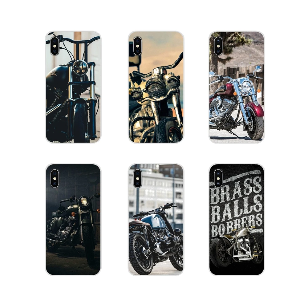 For Apple iPhone X XR XS 11Pro MAX 4S 5S 5C SE 6S 7 8 Plus ipod touch 5 6 Classic Motorcycle Accessories Phone Shell Covers | Мобильные