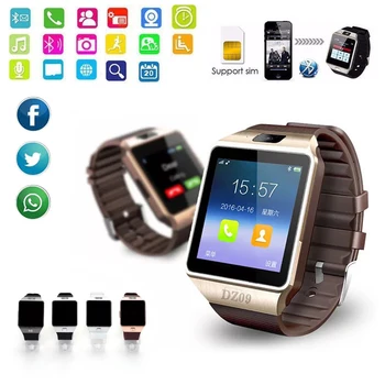 

DZ09 Smart watch Clock Digital Men's Watch Bluetooth Support TF SIM Camera Men Women Sport Bluetooth Wristwatch Smartwatch