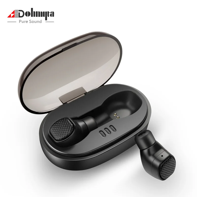 Ohmyta MINI Bluetooth 5 0 наушники 4D Bass беспроводная гарнитура Blutooth Handsfree спортивные игровая