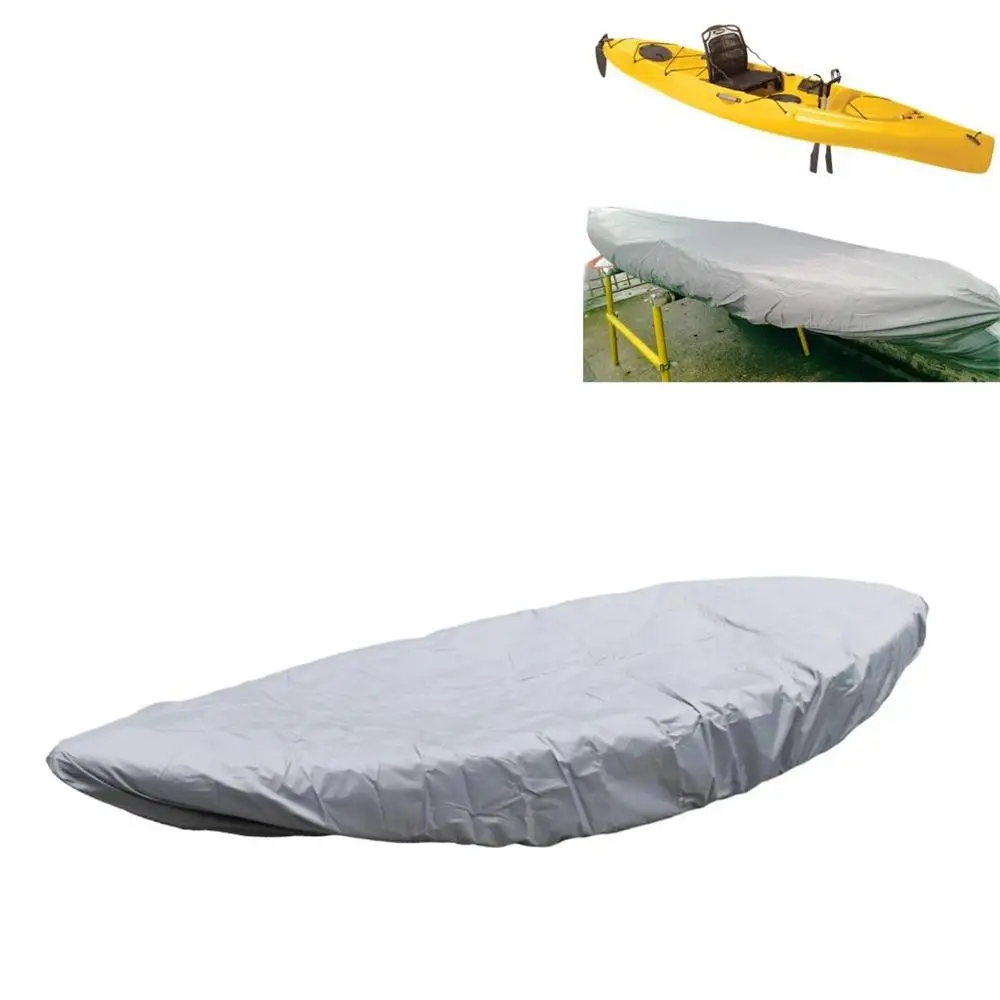 Waterproof & UV Sun Protection Kayak Boat Cover Fishing Canoe Storage Cover Bag 