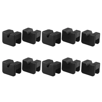 

10 Pack Jack Pad Adapter for Jack Stand 2-3 Ton Universal Rubber Slotted Frame Rail Pinch Welds Protector