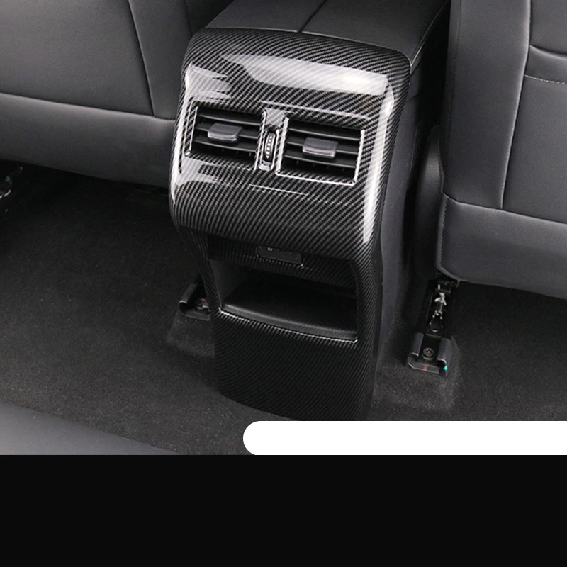 Lsrtw2017 для Trumpchi Gs5 Автомобильная задняя панель Armreset, защита от ударов, аксессуары для интерьера, углеродное волокно