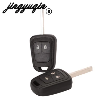 

jingyuqin Remote 2/3 Buttons Car Straight Key Shell Cover Case For Chevrolet AVEO For Opel