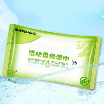 

QIC 5 Bags Wet Wipes Cleansing Makeup Hand Mouth Care Cleaning Wipes Antibacterial Wet Tissue Tuallitas Desinfectantes