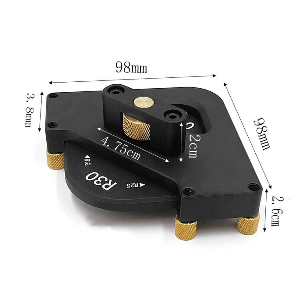 Rounding Module Woodworking Fillet Chamfering Template Quick Change R Angle Wood Milling Trimming Machine