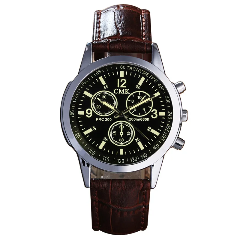 Dress Casual Men's Watch Elegant Analog Luxury Sports Leather Strap Quartz Mens Wrist Ladies Wristwatches Relogio zegarek | Наручные