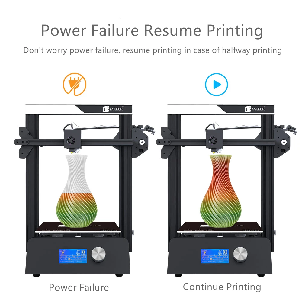 JGMAKER 3D принтер магический DIY Набор для повторной печати PLA impresora экструдер