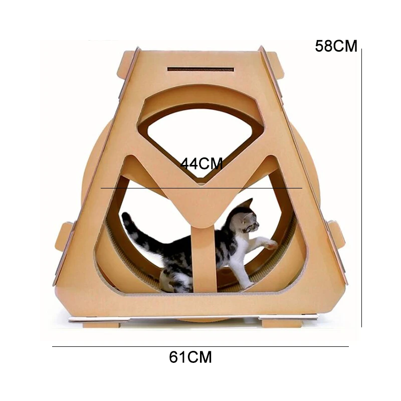 Беговые колеса для кошек, котенок, беговая дорожка для домашних животных, защита от когтей, тренировка, дерево, скалолазание, мебель для кошек, доска для царапин