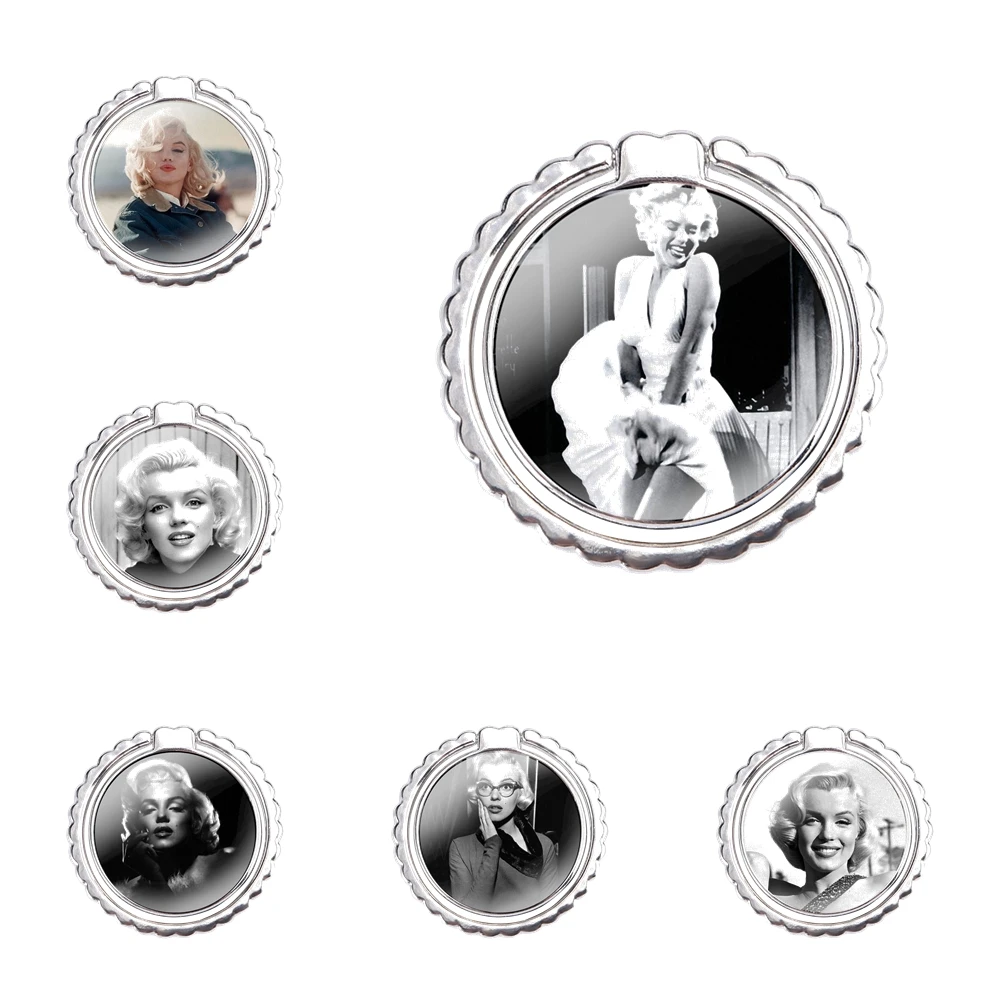 Sexy Girl Marilyn Monroe Cell Phone Ring Holder Finger Stand Kickstand Metal Grip Cartoon Design Fashion Creative | Мобильные