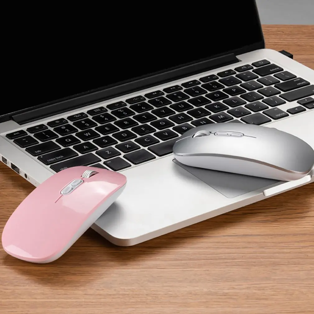 M103 перезаряжаемая беспроводная мышь Slient Button USB мини оптическая Ультратонкая мышь с зарядным кабелем для компьютера ноутбука