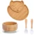 4pcs Children's Tableware Suction Plate Bowl Baby Dishes Baby Feeding Dishes Spoon Fork Sets Bamboo Plate for Kids Tableware 29