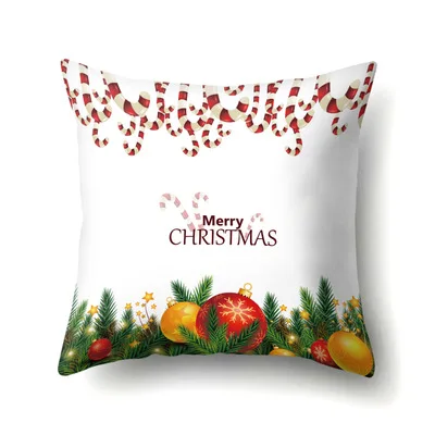 Новая индивидуальная креативная Рождественская елка, наволочка из полиэстера, Европейская и американская мода, простая домашняя подушка, чехол, подушка - Цвет: a24