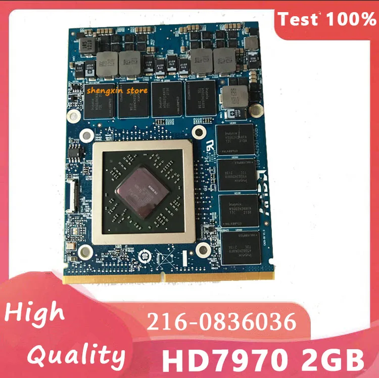 Оригинальная графическая карта HD7970 HD7970M 216 0836036 для ноутбука Dell Alienware M17X M18X R1 R2 R3